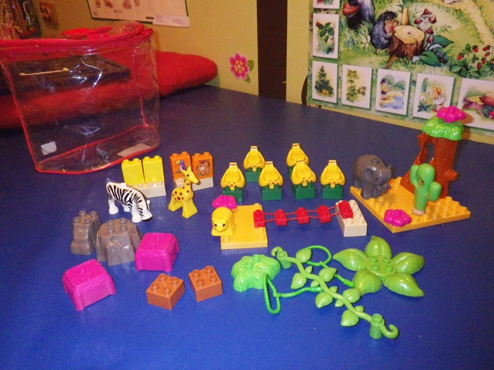 Сравнение конструкторов Lego DUPLO, ANDRONI GIOCATTOLI (Unico), SLUBAN и JDLT.