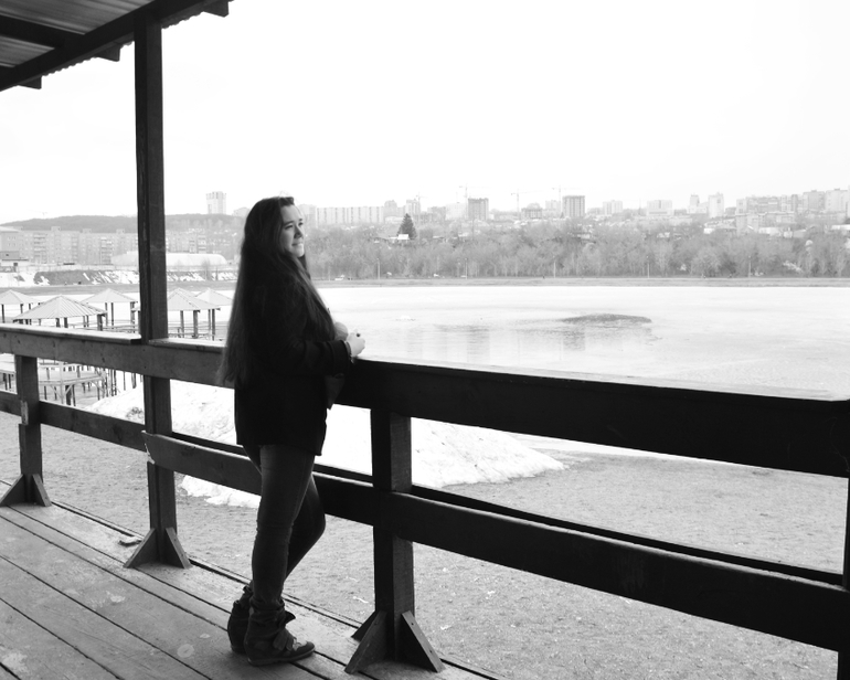 Алина и шарфик....