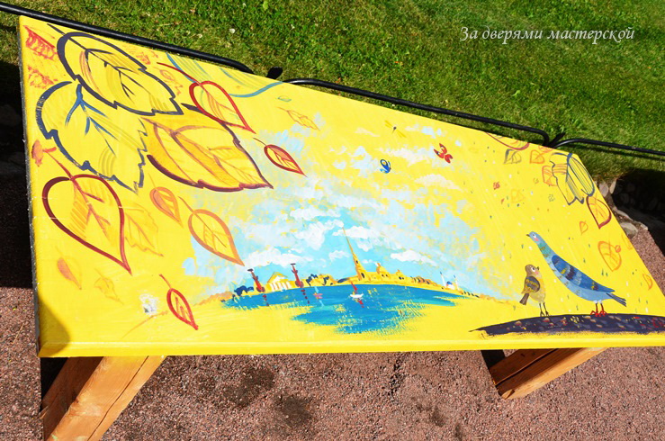 Фотовоспоминания. Ланч на Дворцовой. Дочке 1 год и 2 месяца