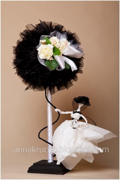 Балеринки из салфеток