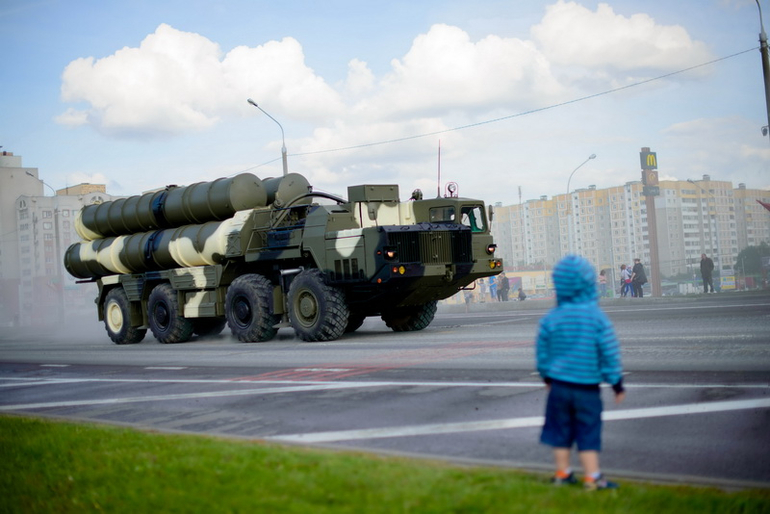 Репетиция военного парада в Минске 26.06.2014