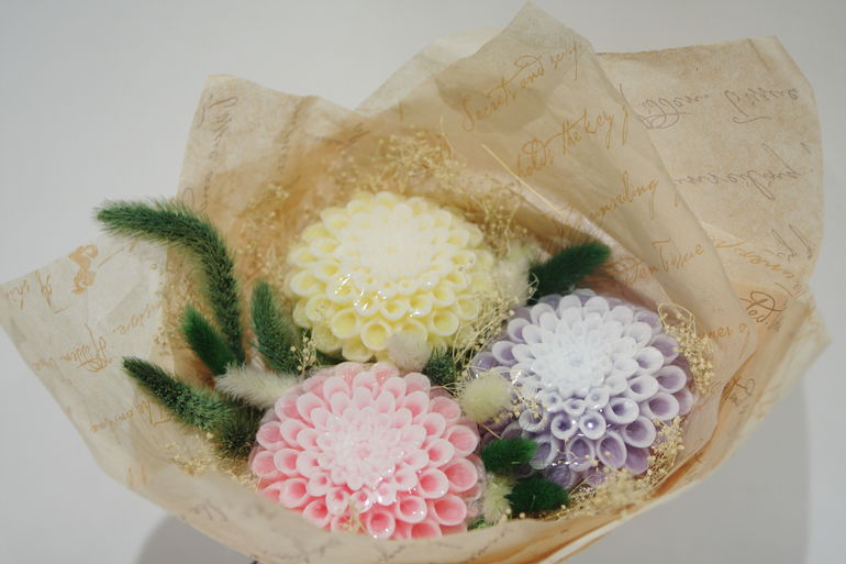 Мыльный букет на 8ое марта!!!!