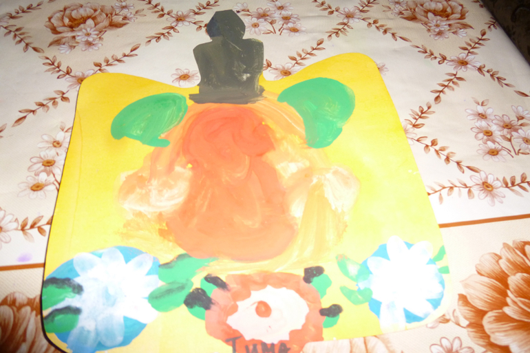 Вот такой у меня талантливый художник растете)))