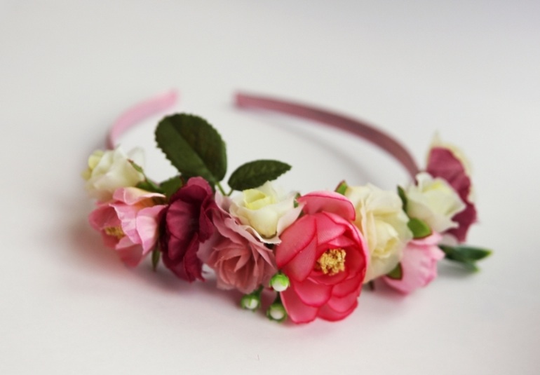 Цветочные ободки-венки
