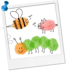 Рисуем пальчиками