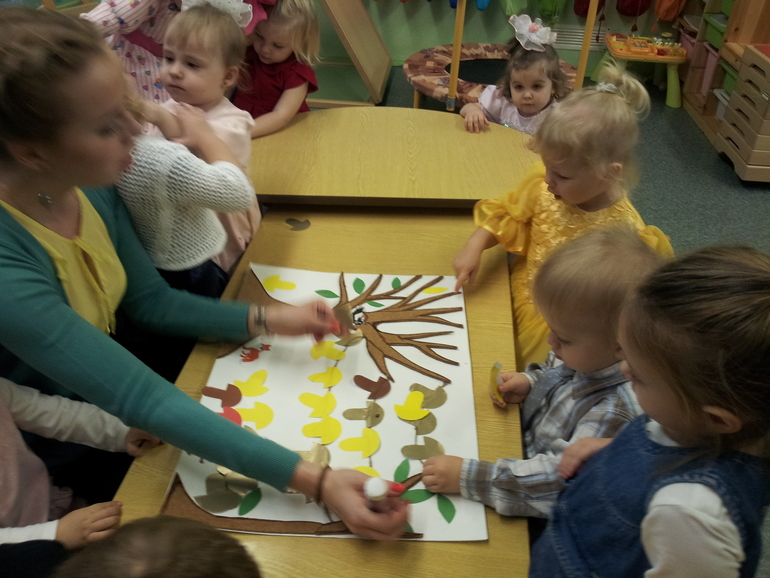 Люба в саду