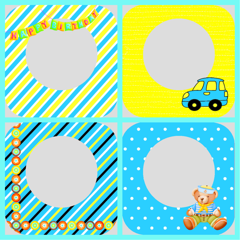 Желто-синий набор