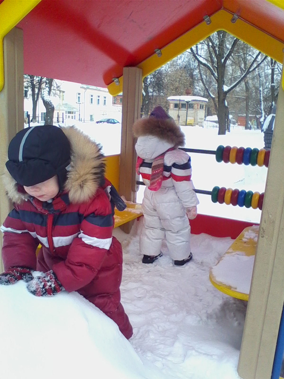 наши зимние прогулки-ежедневные