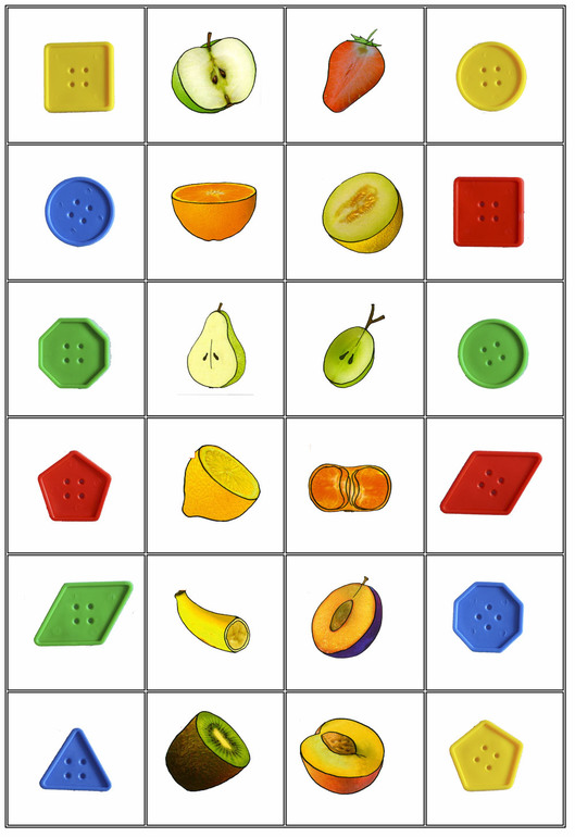 Автомобильный завод, банки с леденцами – игры с геометрическими пуговицами