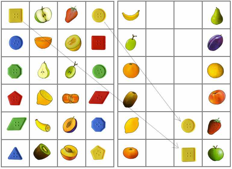 Автомобильный завод, банки с леденцами – игры с геометрическими пуговицами