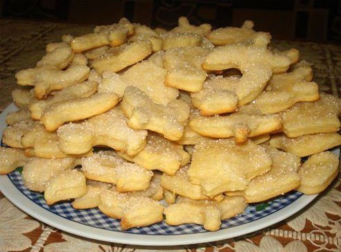 Детское творожное печенье