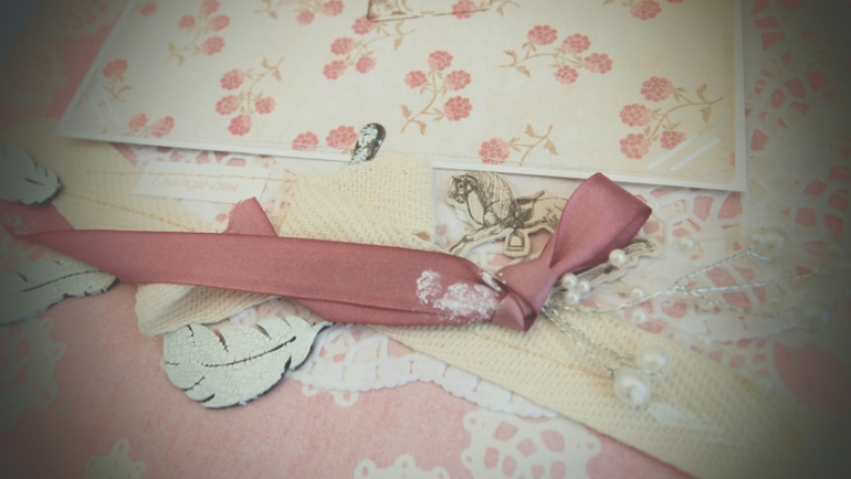 Зефирный альбом для маленькой девчушки Кати