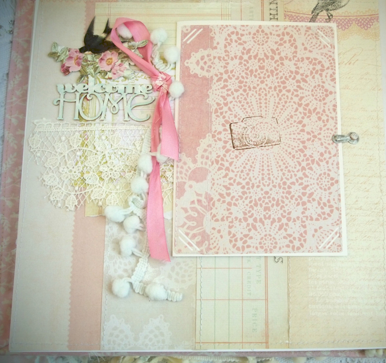 Зефирный альбом для маленькой девчушки Кати