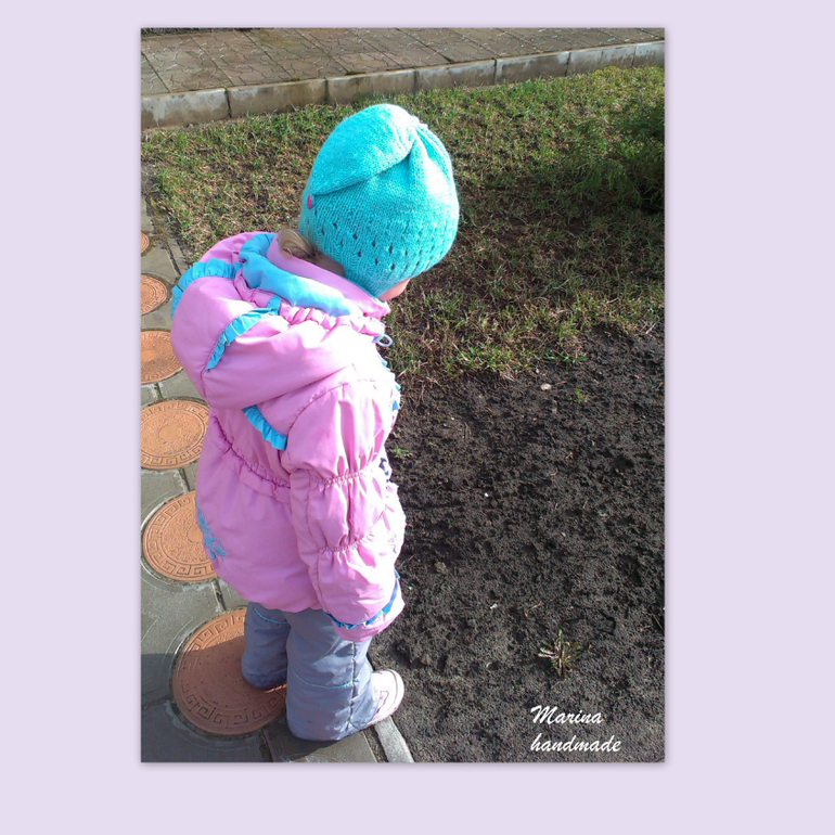 Шапочка для доченьки "Голубушка"