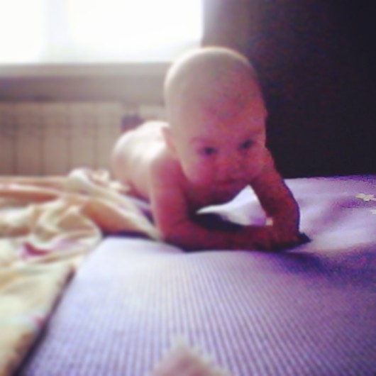 Тиша старается