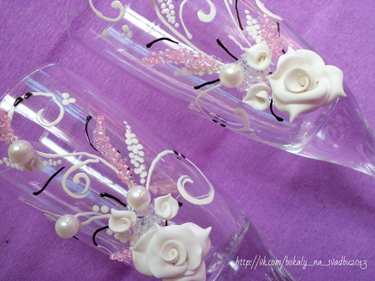 Бокальчики с весенним настроением!!!