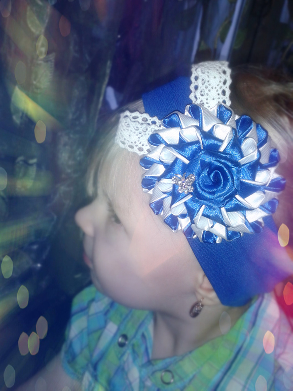 Синий цветочек