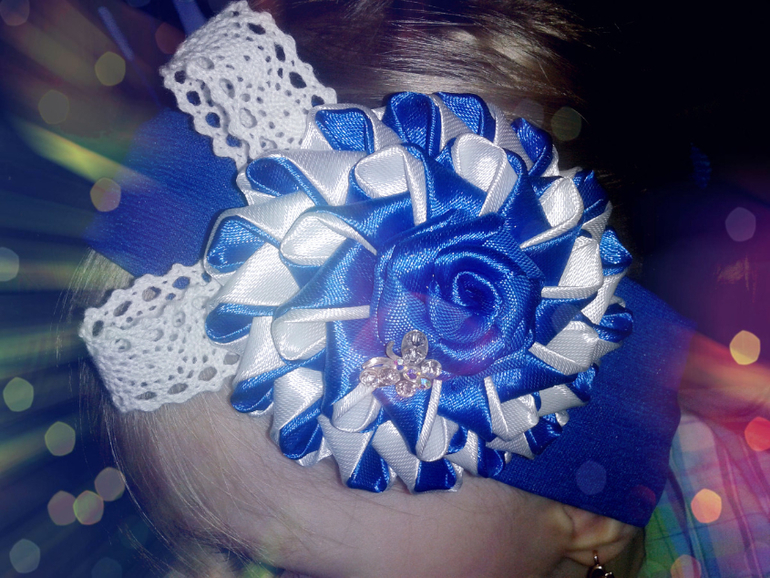 Синий цветочек