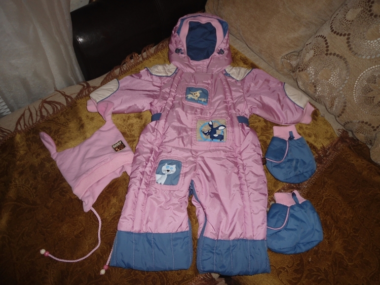 Осенний комбинезон на 80 см. новый
