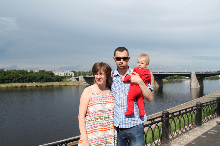 Тверь и 9-ти месячная Тоня )))