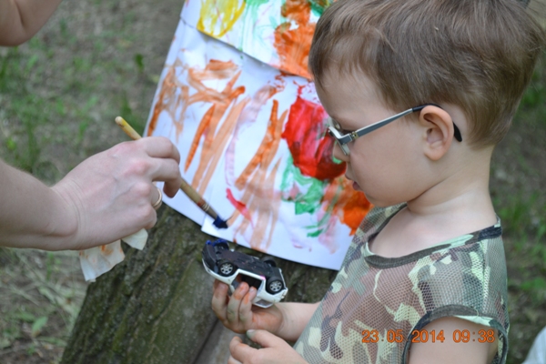 Игры на улице. Домик для фей