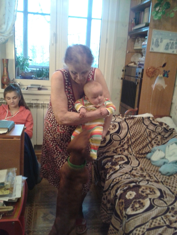 Мы ездили к бабуле