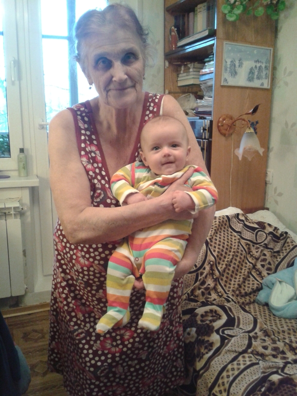 Мы ездили к бабуле