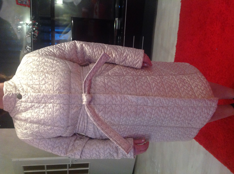 Пальто стеганное весна