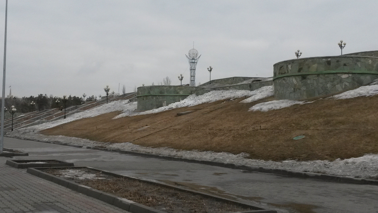 На прогулке...