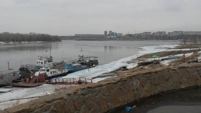 На прогулке...