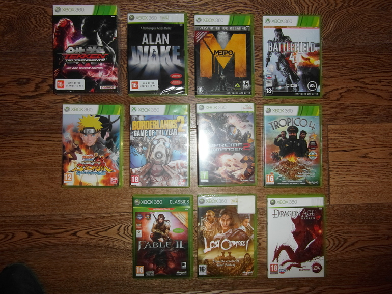Игры для Playstation 3 и XBOX 360
