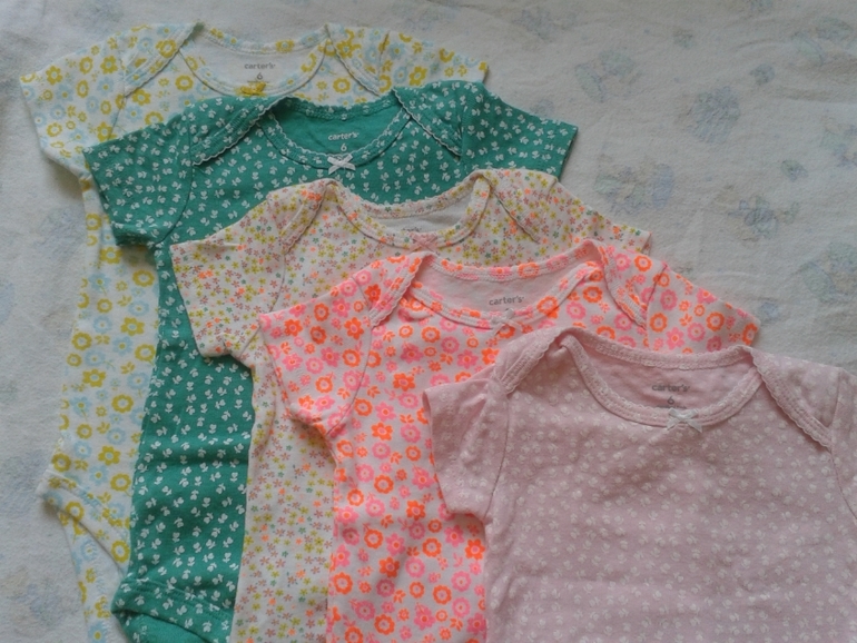 Боди Carters с коротким рукавом 6 м наборы