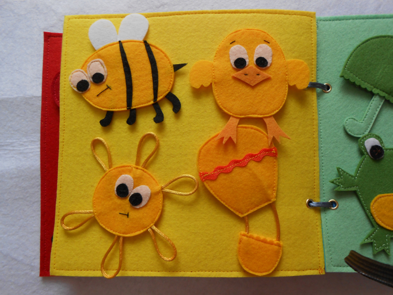 Развивающая книжка "Веселая радуга"