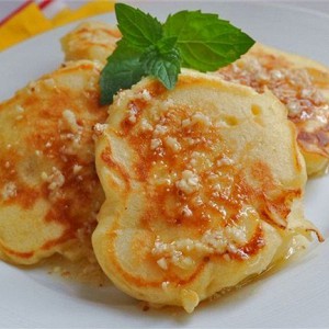 Оладьи с яблоками.Мой любимый рецепт