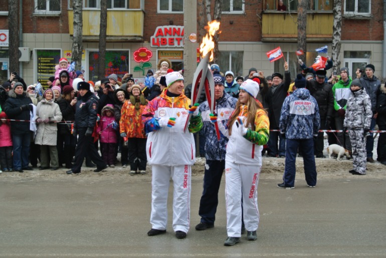 Эстафета олимпийского огня