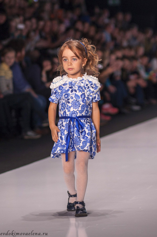Показ Полины Голубь на российской неделе моды.
