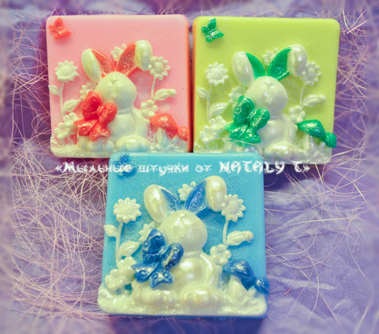Мыльные подарки на Пасху.
