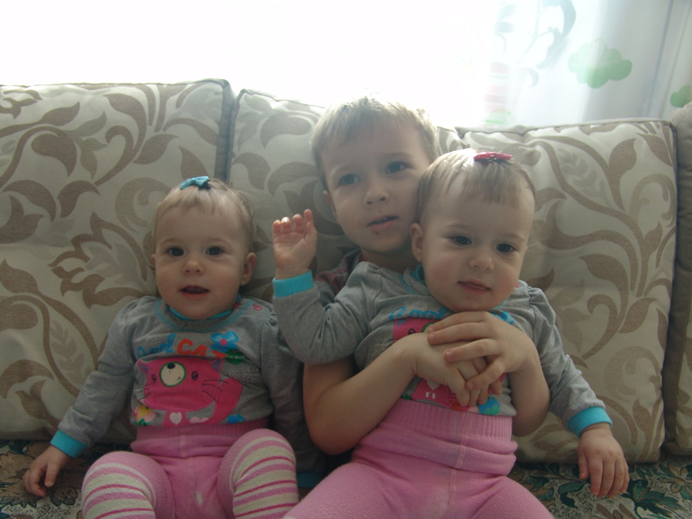 Первый день рождения....