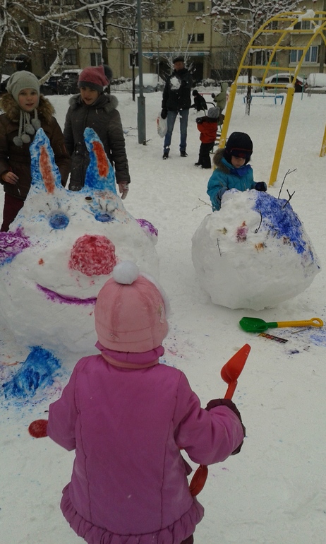 Начало нашей зимы : )