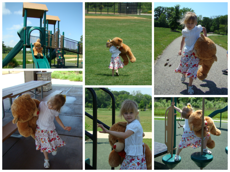 Забава и медведь.