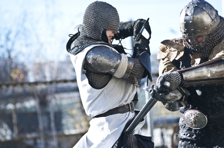 Рыцарские бои со зрителями