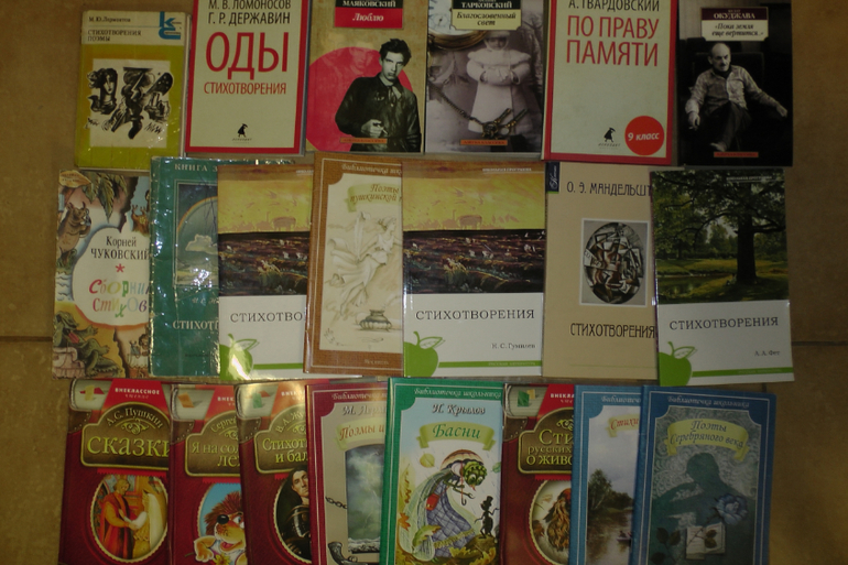 Стихотворения наша библиотека.