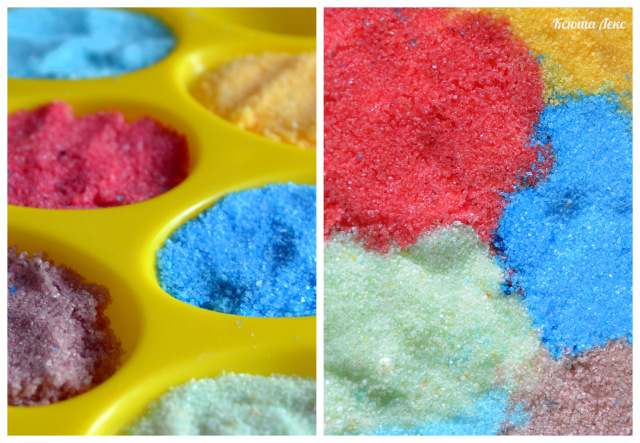 Мастер-класс по рисованию разноцветной солью. Учимся красить соль и рисовать ею. (Сидим дома)