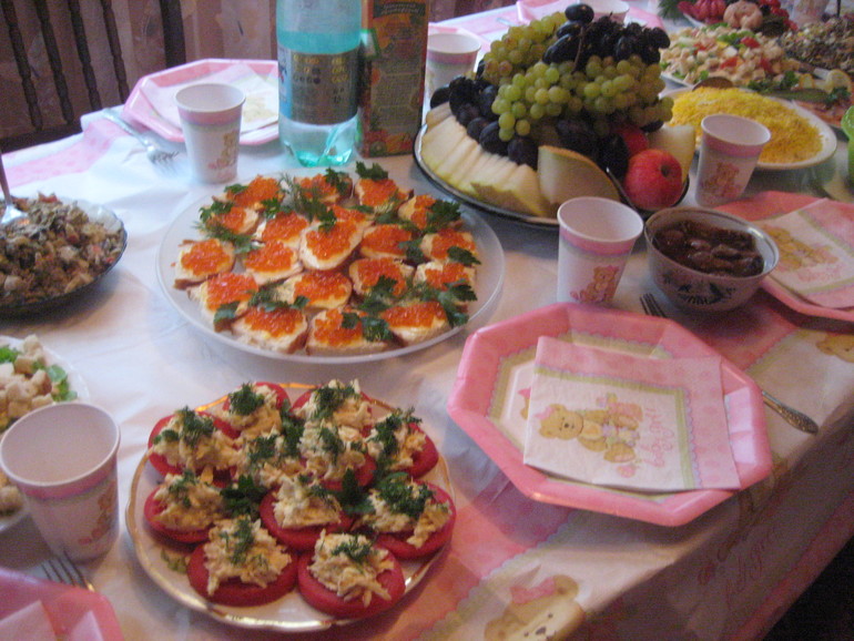 Запоздалый отчет о том, как мы отметили первый годик нашей любимой дочки Софии))))