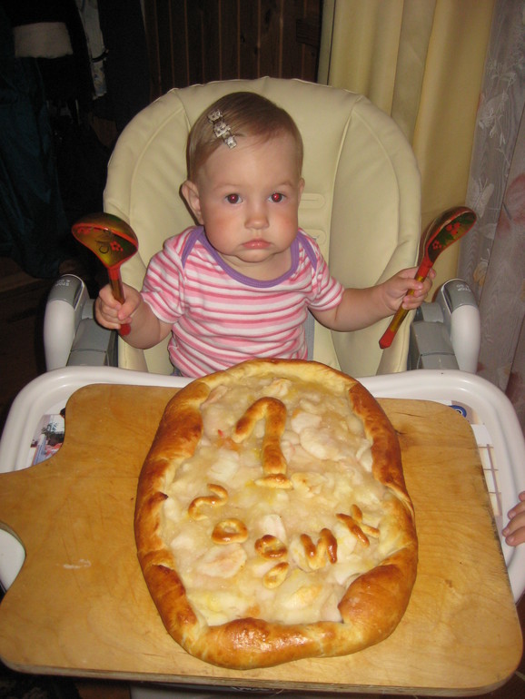 Запоздалый отчет о том, как мы отметили первый годик нашей любимой дочки Софии))))