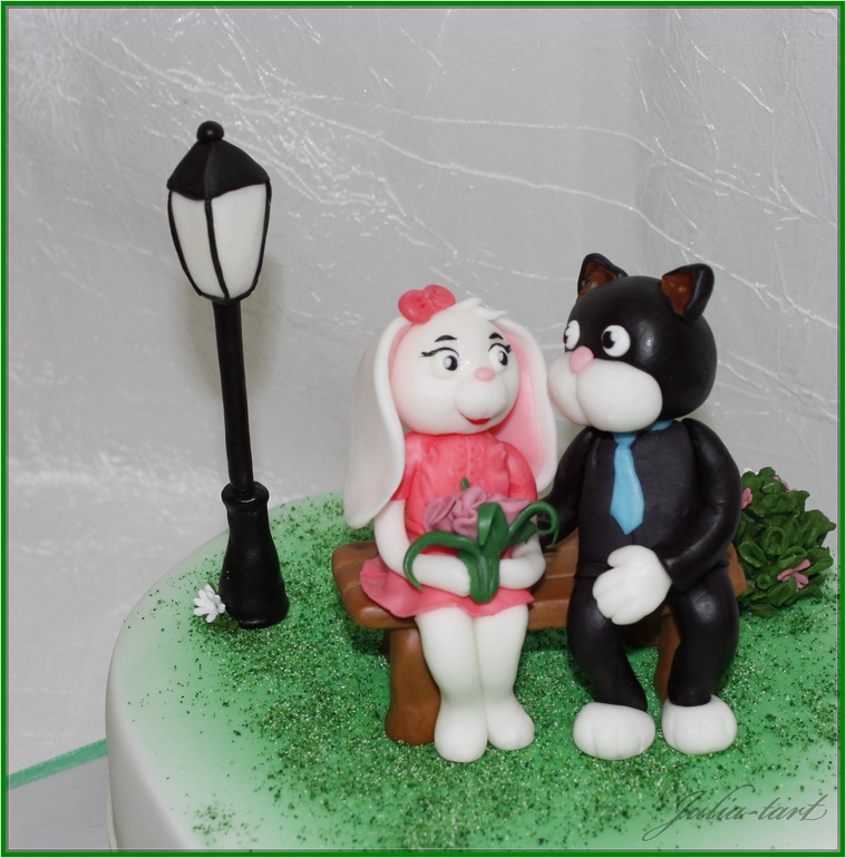 Торт на годовщину отношений.