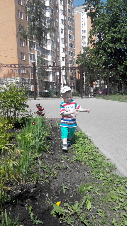 наш первый выход в жаркое лето))))