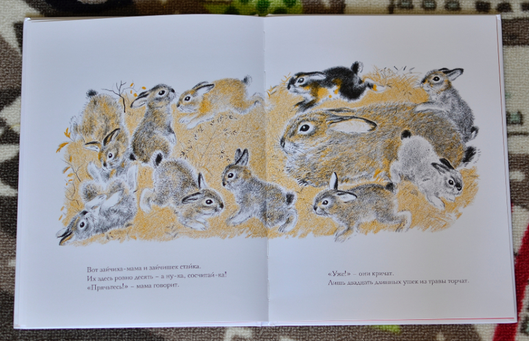 Луговая считалочка (Over in the meadow) с иллюстрациями Ф.Рожанковского