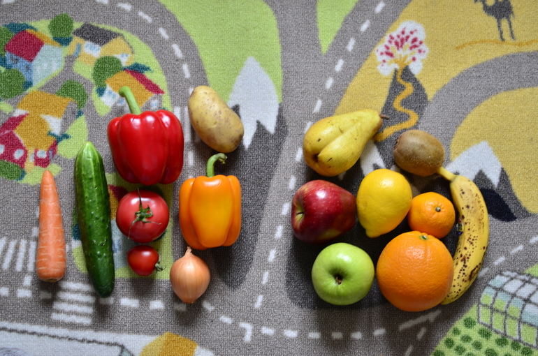 Как мы изучали овощи и фрукты