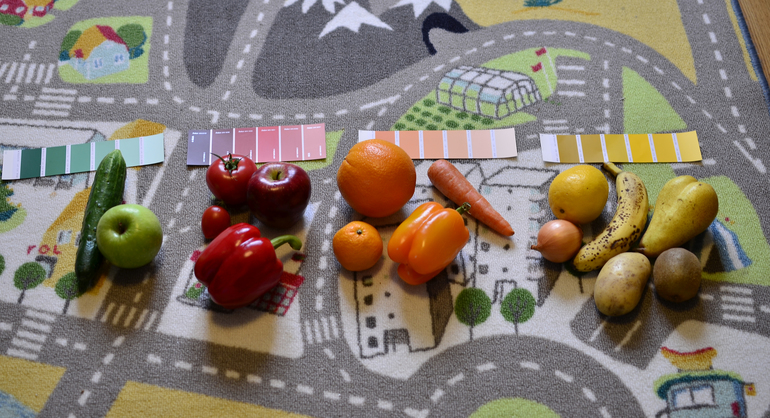 Как мы изучали овощи и фрукты